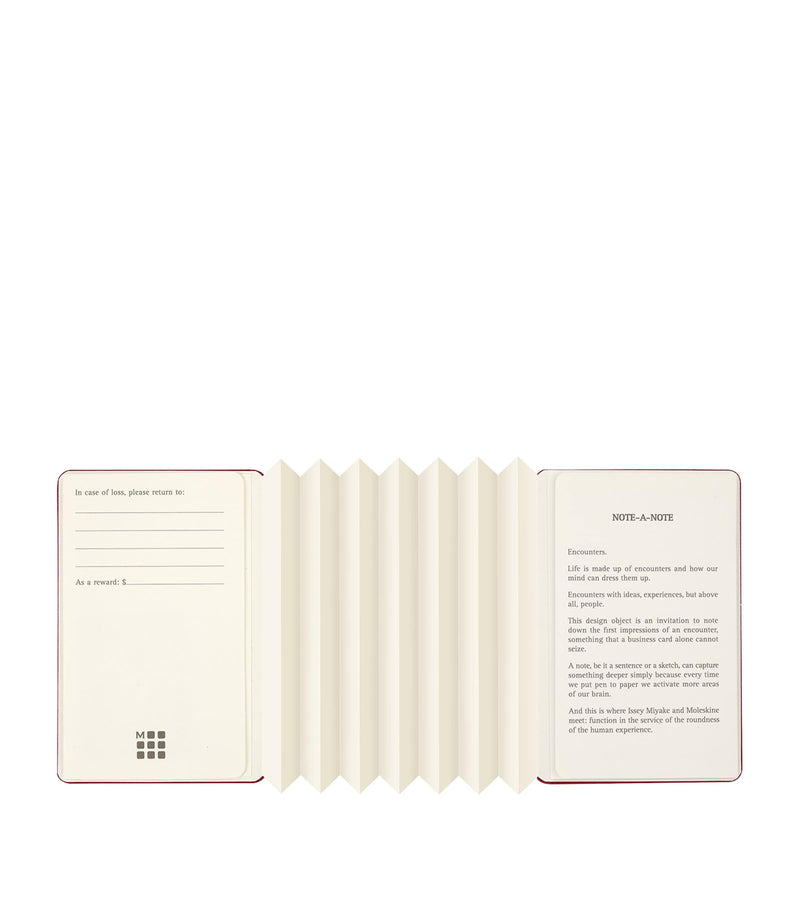 Moleskine Miyake Design Studio business card holder, imported from the UK