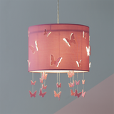 Argos Home lampshade pink butterflies 25cm, UK version