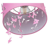 Argos Home lampshade pink butterflies 25cm, UK version