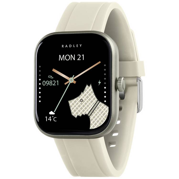 Radley Series 55 white silicone strap smart watch - British product