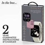 Radley Series 55 white silicone strap smart watch - British product
