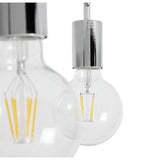 Argos Home Rayner flush ceiling light chrome (British brand)