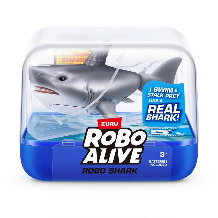 Zuru Robo Alive water activated shark toy - British product