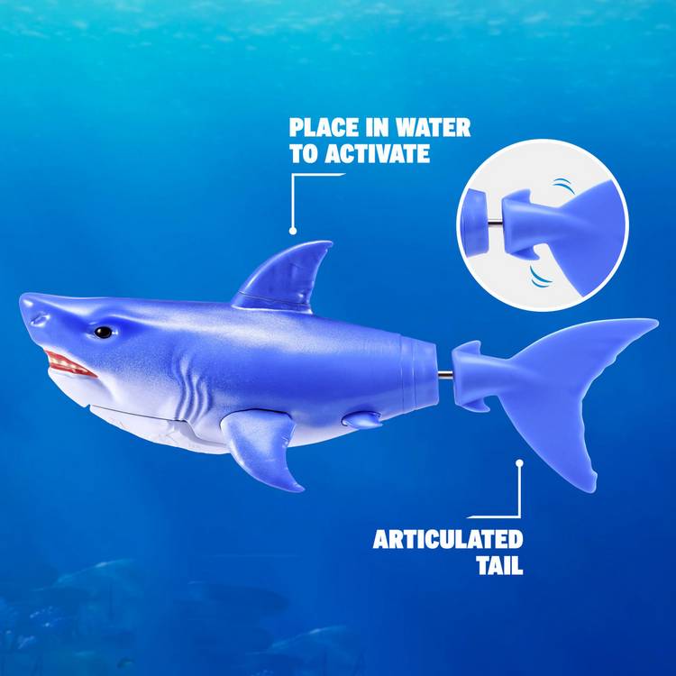 Zuru Robo Alive water activated shark toy - British product