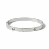 Argos Freedom Silver-tone Stainless Steel Heart Bracelet 19cm- Buy online at McGrocer
