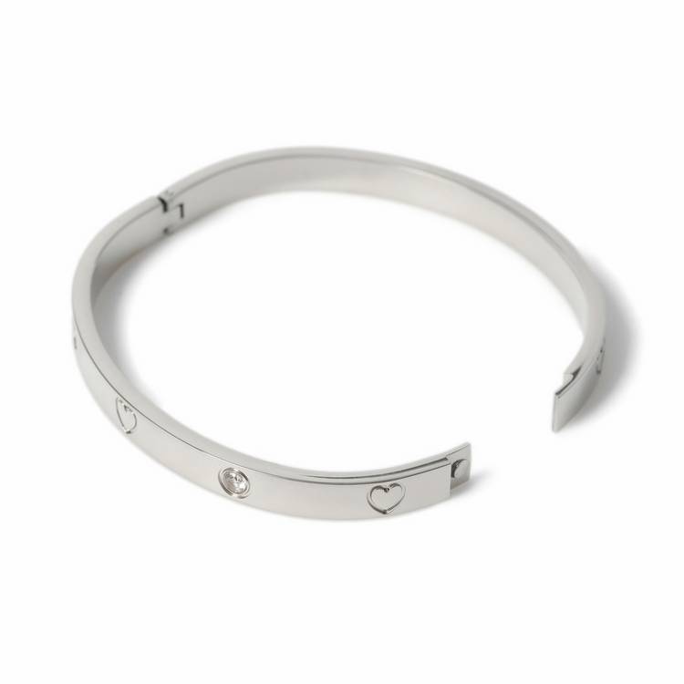 Freedom heart bracelet with crystals, imported from the UK