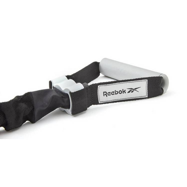 Reebok power tube Level 2 resistance band for home gym, UK version