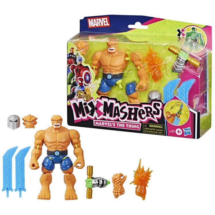 Marvel The Thing Mixmashers deluxe action figure, imported from the UK