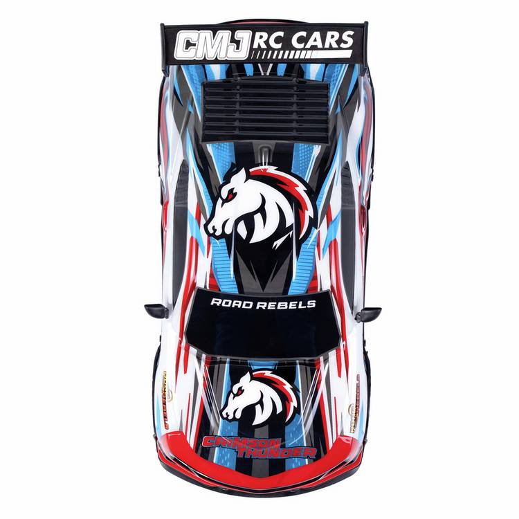 CMJ RC car Road Rebels Red 1:14 scale, imported from the UK