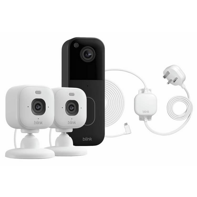 Blink Video Doorbell and Mini 2K camera bundle (British brand)