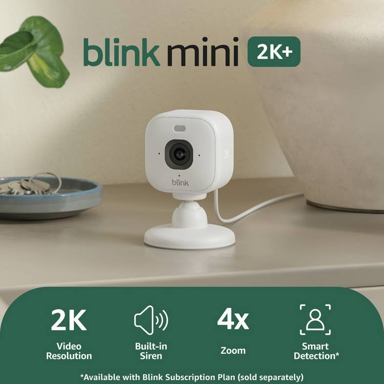 Blink Video Doorbell and Mini 2K camera bundle (British brand)
