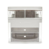 Rio transparent vanity case with LED mirror, imported from the UK