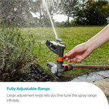 GARDENA Comfort Pulse Sprinkler, adjustable spray, British product