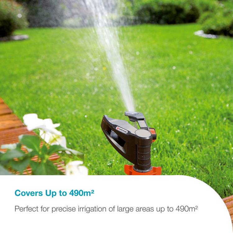 GARDENA Comfort Pulse Sprinkler, adjustable spray, British product