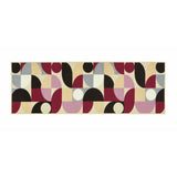 Floormatters purple geo runner and mat set 150x50cm (British brand)