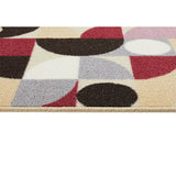 Floormatters purple geo runner and mat set 150x50cm (British brand)