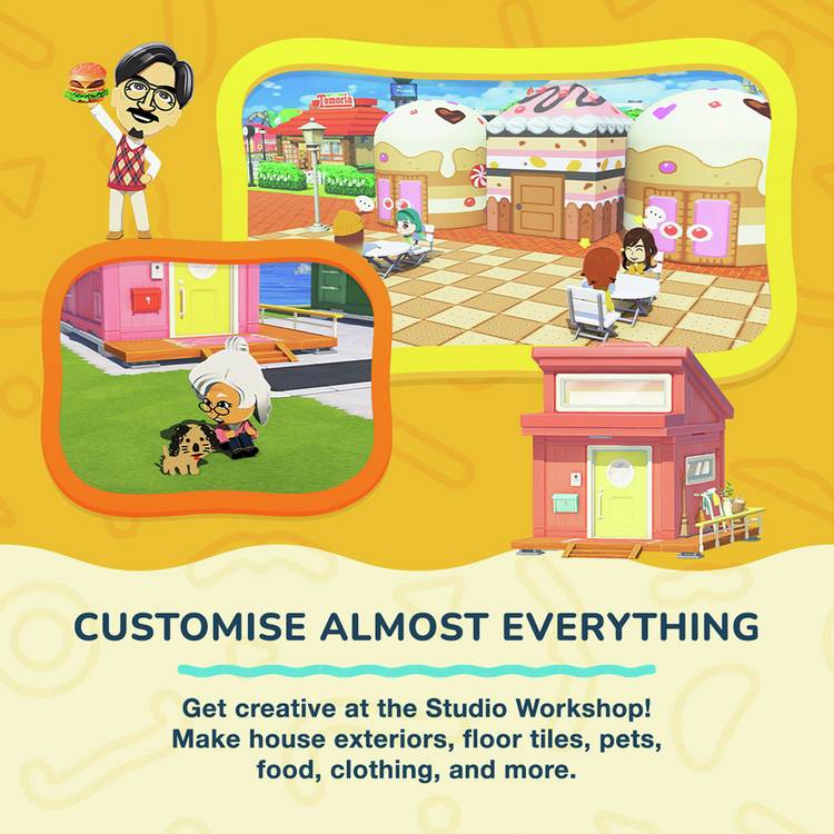 Tomodachi Life Nintendo Switch game imported from the UK