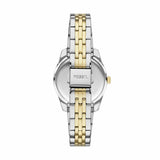 Fossil Scarlette two-tone stainless steel watch green dial, imported from the UK