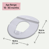 Ingenuity Foldaway toilet trainer seat grey - British product