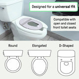 Ingenuity Foldaway toilet trainer seat grey - British product