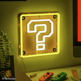 Super Mario Question Block neon light wall mountable, UK version