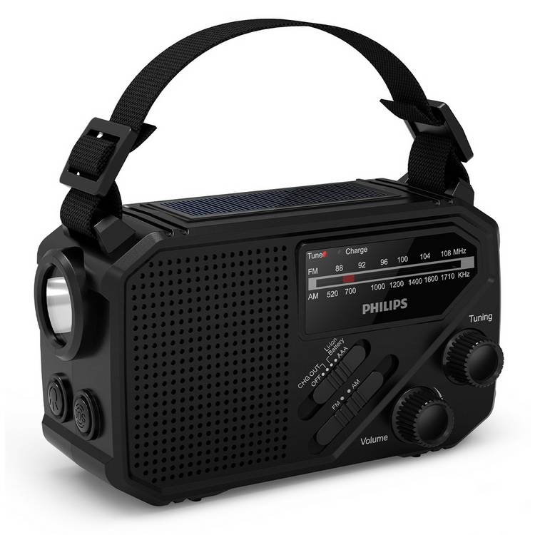 Philips Personal FM AM Radio Black (British brand)