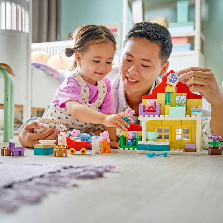 LEGO DUPLO Peppa Pig Family House toy 84-piece building set (British brand)