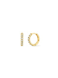 Dinny Hall mini lab-grown diamond huggie hoops 8mm (British brand)