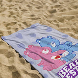 Care Bears blue beach towel (British brand)