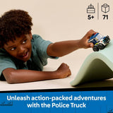 LEGO City police truck building set 71 pieces, UK version