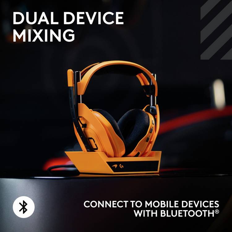 Logitech G Astro A50 X McLaren Edition wireless headset - British product