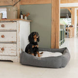 Lords & Labradors dog bed granite Boucle large - British product