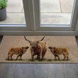 Bree Merryn Highland cow doormat 50x120cm, UK version