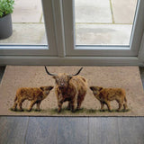 Bree Merryn Highland cow doormat 50x120cm, UK version