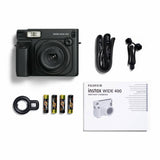 instax WIDE 400 instant camera Jet Black, imported from the UK