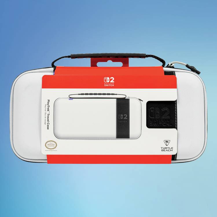 Turtle Beach PlayTrek travel case for Nintendo Switch 2 White, imported from the UK