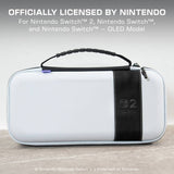 Turtle Beach PlayTrek travel case for Nintendo Switch 2 White, imported from the UK