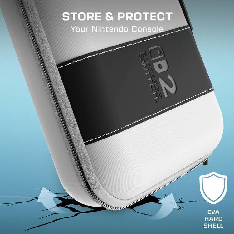 Turtle Beach PlayTrek travel case for Nintendo Switch 2 White, imported from the UK