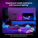 Philips Hue smart lightstrip extension White & Colour Ambiance 1m, UK version