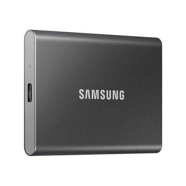 Samsung T7 1TB portable SSD grey, imported from the UK