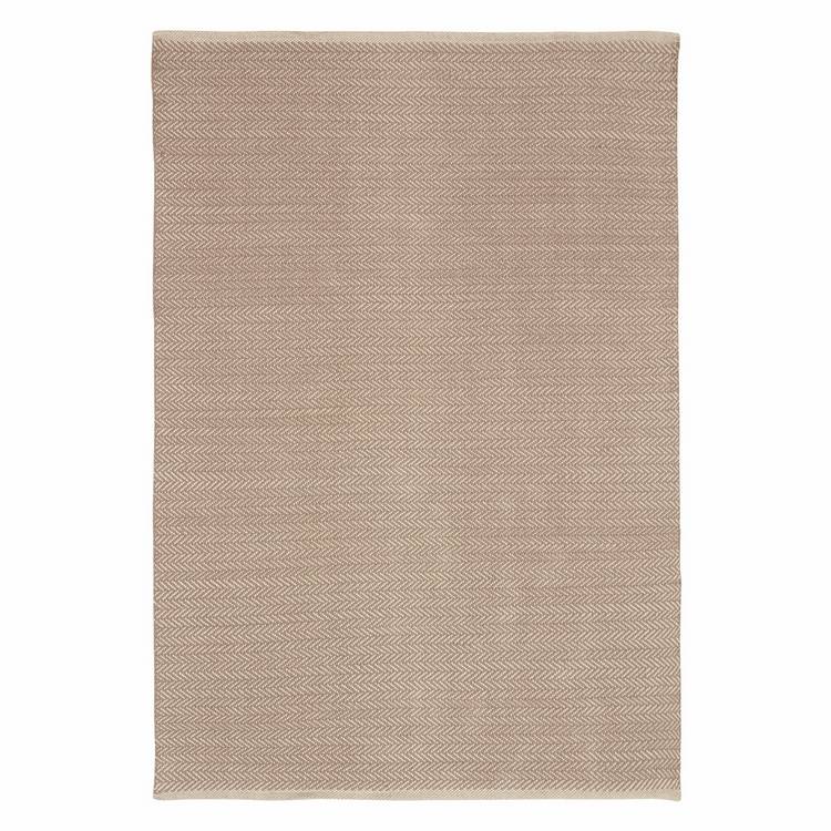 Argos Home herringbone grey cotton flatweave rug 120x170cm (British brand)