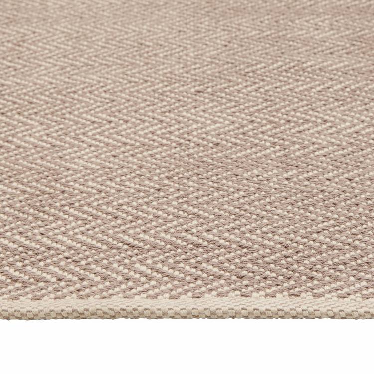 Argos Home herringbone grey cotton flatweave rug 120x170cm (British brand)