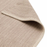Argos Home herringbone grey cotton flatweave rug 120x170cm (British brand)
