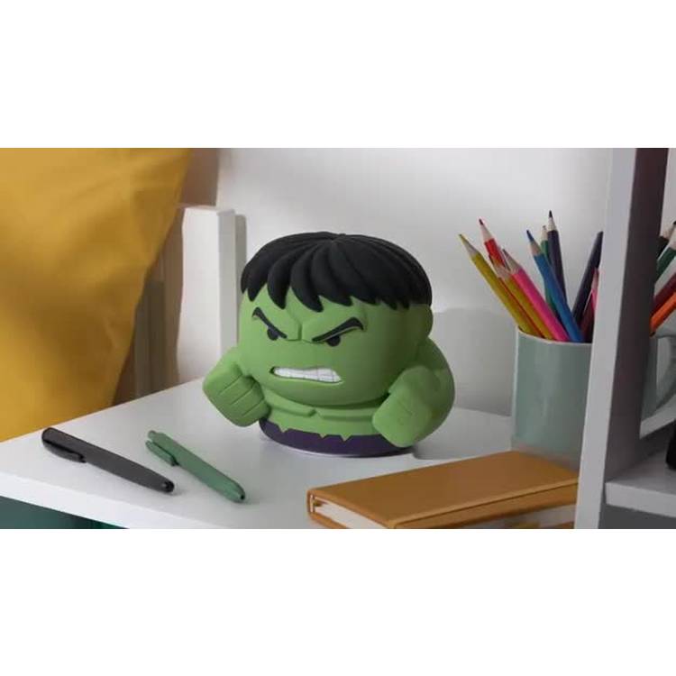 Marvel Hulk SquishyGlo silicone desk lamp green, imported from the UK