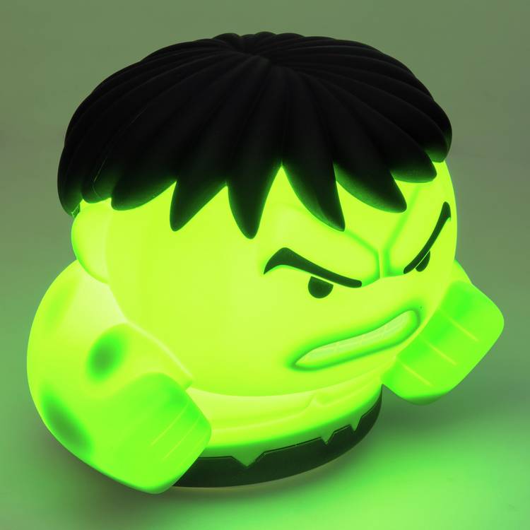 Marvel Hulk SquishyGlo silicone desk lamp green, imported from the UK