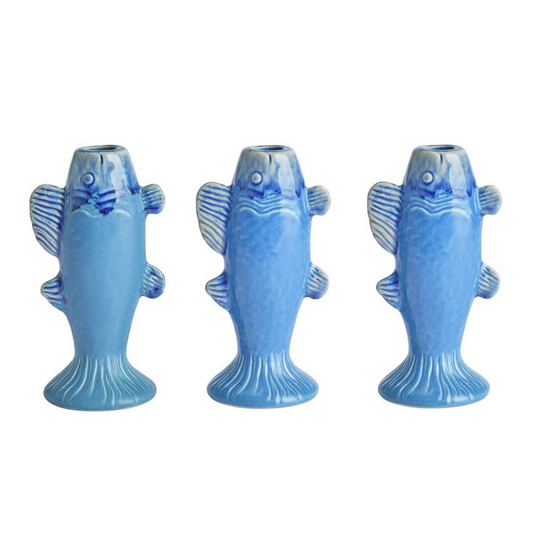 Argos Home fish candle holders set of 3, imported from the UK