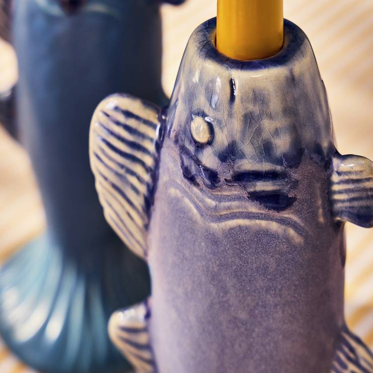 Argos Home fish candle holders set of 3, imported from the UK