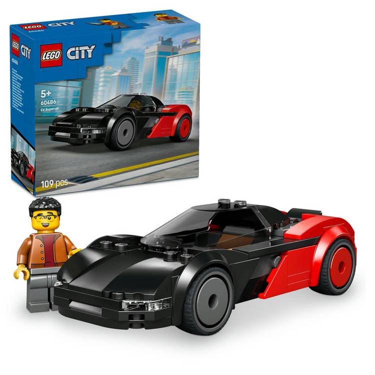 LEGO City EV Supercar building set 60486 UK version