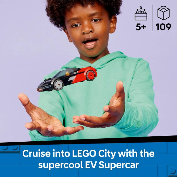 LEGO City EV Supercar building set 60486 UK version