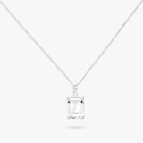 Revere cubic zirconia pendant necklace 46cm, UK version